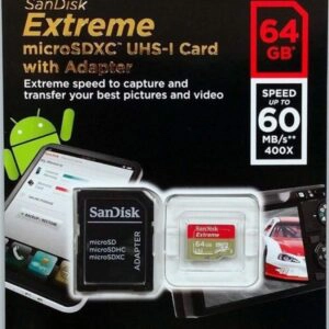 כרטיס זיכרון 64 גיגה Extreme Microsd 2 600x600