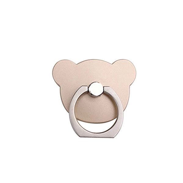 טבעת הקסם לשימוש כמעמד ולתפיסת הסמארטפון בצורת דובי