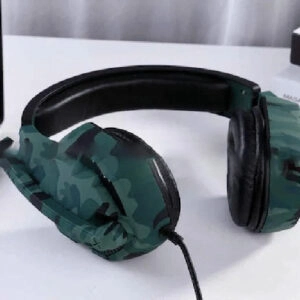 אוזניות גיימינג עם מיקרופון בעיצוב צבאי מבית Tucci