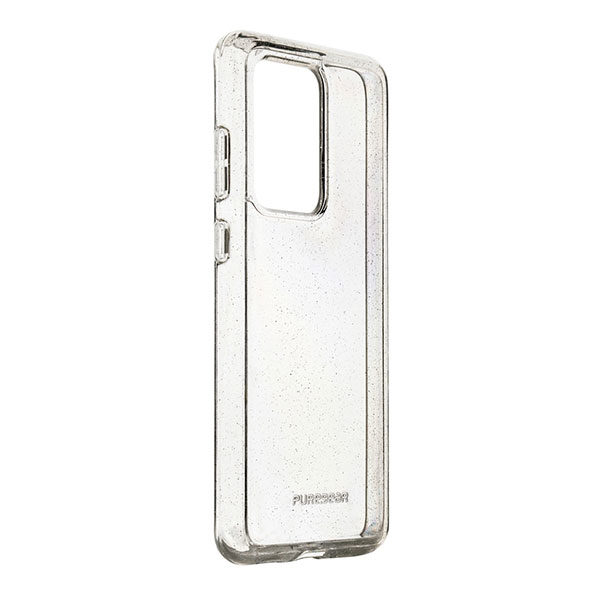 מגן כיסוי DualTek Slim שקוף נצנצים לגלקסי S20 אולטרה מבית PureGear