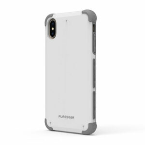 מגן כיסוי קומבו DuelTek לבן לאייפון XS מקס מבית PureGear