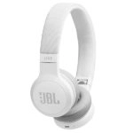 אוזניות JBL Live 400 BT קשת אלחוטיות עם סאונד איכותי לבן