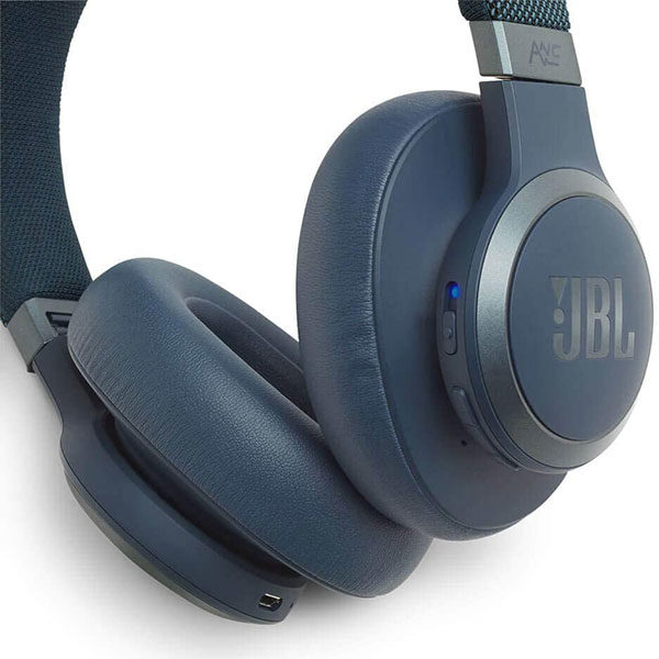 אוזניות JBL Live 650BTNC קשת אלחוטיות עם סינון רעשים אקטיבי כחול