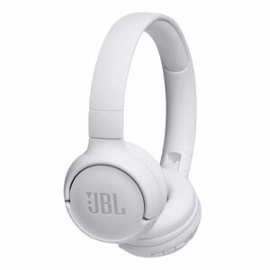 אוזניות JBL Tune 500BT קשת אלחוטיות עם מיקרופון מובנה לבן