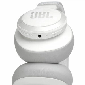 אוזניות JBL Live 650BTNC קשת אלחוטיות עם סינון רעשים אקטיבי לבן