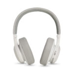 אוזניות JBL E55BT קשת אלחוטיות בעלות צליל מרחבי לבן