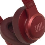 אוזניות JBL Live 500 BT קשת אלחוטיות עם חיי סוללה ארוכים אדום
