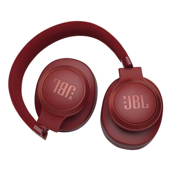 אוזניות JBL Live 500 BT קשת אלחוטיות עם חיי סוללה ארוכים אדום