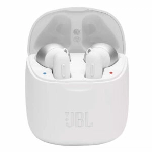 אוזניות JBL Tune T220 TWS אלחוטיות בעלות צליל נקי לבן