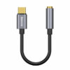 מתאם אוזניות ומוזיקה מ-USB-C לחיבור 3.5 מ"מ Baseus אפור