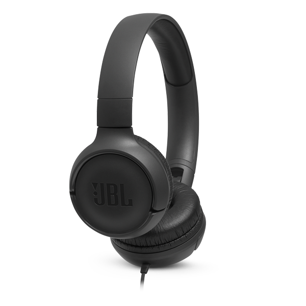 אוזניות קשת JBL Tune 500 שחורות | מיקרופון מובנה וצליל נקי