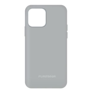 כיסוי מגן סיליקון Softek אפור בהיר לאייפון 12 מיני PureGear