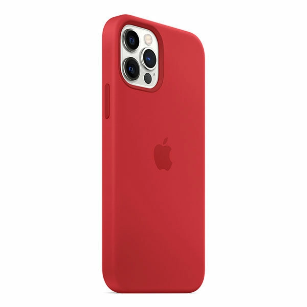 מגן כיסוי מקורי לאייפון 12 פרו מקס אדום Product RED תומך MagSafe