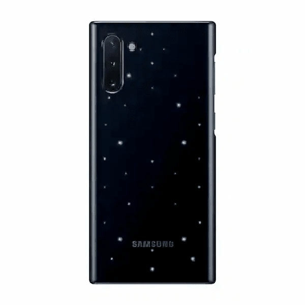 כיסוי התראות חכם לגלקסי נוט 10 מקורי שחור Samsung LED Back Cover