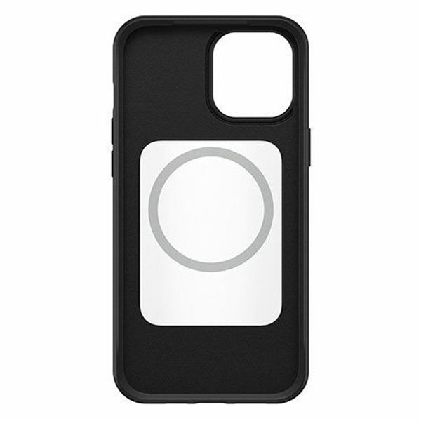 מגן כיסוי OtterBox Symmetry שחור לאייפון 12 פרו מקס תומך MagSafe