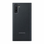 כיסוי ספר חכם לגלקסי נוט 10 מקורי שחור Samsung Clear View