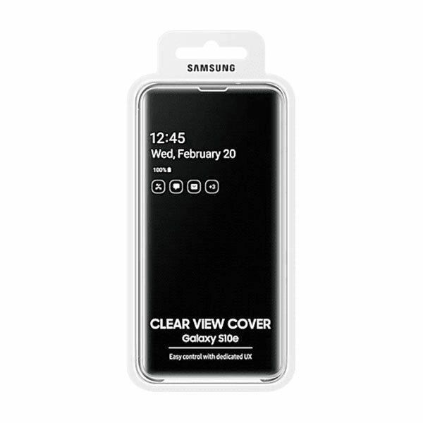 כיסוי ספר חכם לגלקסי S10e מקורי שחור Samsung Clear View