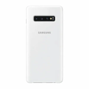 כיסוי ספר חכם לגלקסי S10 פלוס מקורי לבן Samsung Clear View