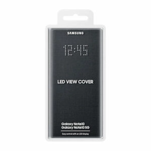 כיסוי ספר התראות חכם לגלקסי נוט 10 מקורי שחור Samsung LED View