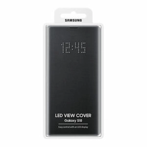 כיסוי ספר התראות חכם לגלקסי S10 מקורי שחור Samsung LED View