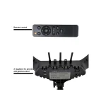 רינג לייט מקצועי 55 ס״מ בגובה 2 מטר 65w עם שלט רחוק תיק נשיאה ו 3 מחזיקים לסמארטפון Cellero Cl 22 5