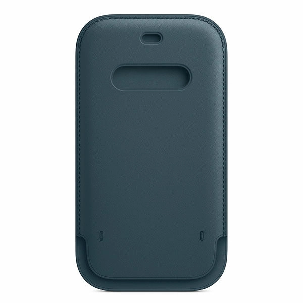 כיסוי ארנק עור מקורי לאייפון 12 מיני כחול תומך MagSafe