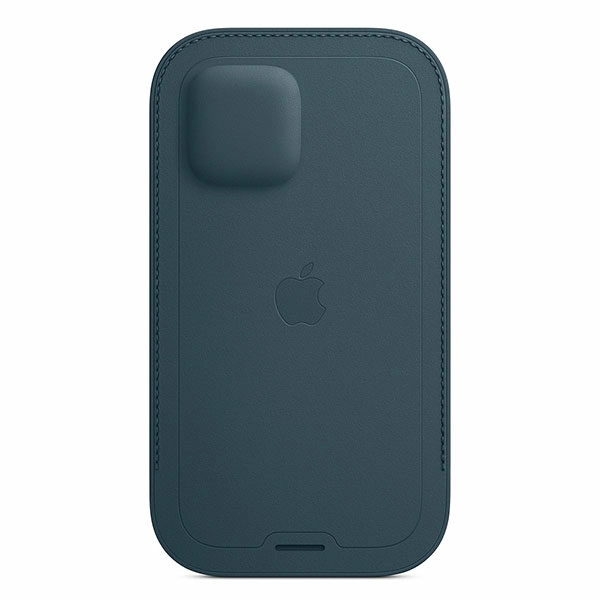 כיסוי ארנק עור מקורי לאייפון 12 מיני כחול תומך MagSafe