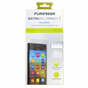 מגן מסך לאייפון XS מקס סיליקון חזק עם ערכת הדבקה PureGear