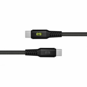 כבל טעינה מחוזק באורך 1.2 מטר USB-C to USB-C תומך טעינה מהירה PureGear