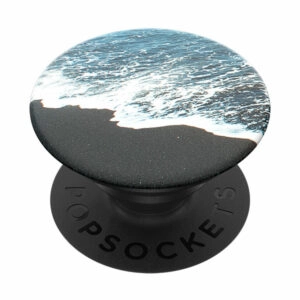 פופסוקט מחזיק לסמארטפון חוף ים PopSocket Abstract Black Sand Beach