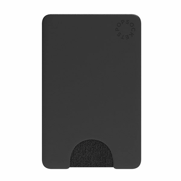 פופסוקט ארנק לסמארטפון שחור עם מקום ל-3 כרטיסים PopSocket PopWallet