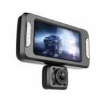 מצלמת דרך לרכב Full HD פנים וחוץ עם זווית רחבה ומסך גדול Novogo NV22