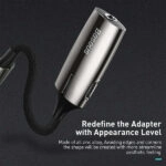 מפצל טעינה ואוזניות USB Type C איכותי Baseus 2-in-1 Adapter