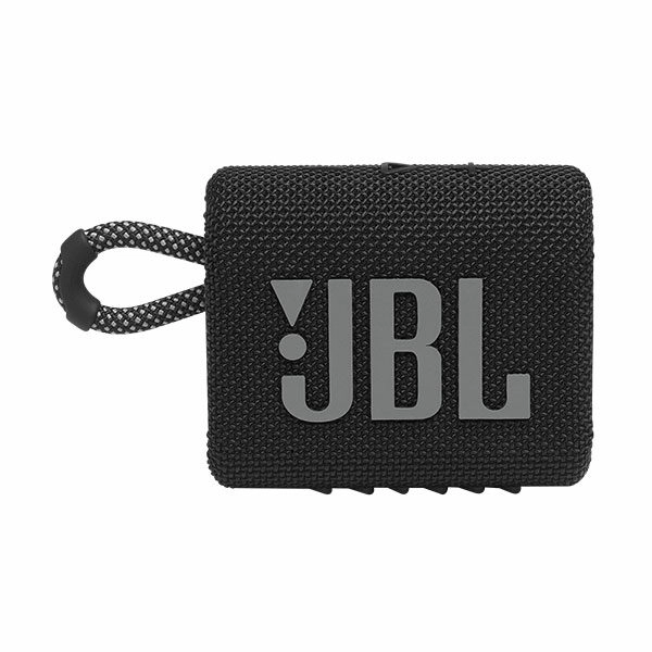 רמקול JBL GO 3 שחור עם מבנה קומפקטי וסאונד עוצמתי יבואן רשמי