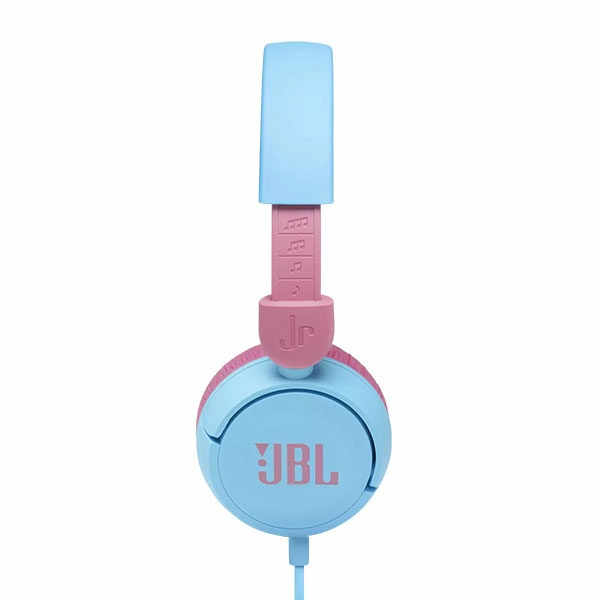 אוזניות קשת לילדים JBL JR310 תכלת עם סאונד בטיחותי ומיקרופון מובנה