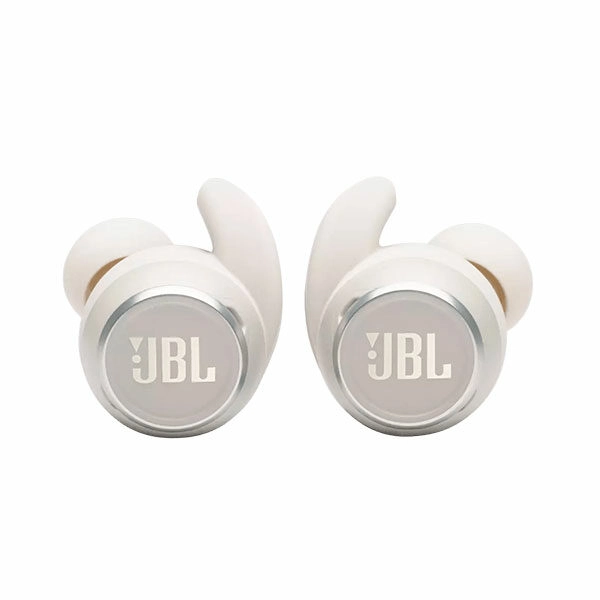 אוזניות ספורט אלחוטיות JBL Reflect Mini NC לבן עם סינון רעשים ועמידות למים