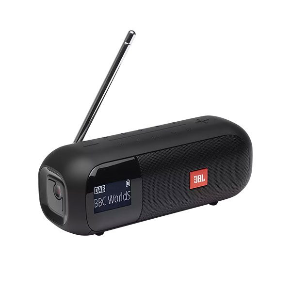 רמקול רדיו JBL Tuner 2 שחור עם מבנה קומפקטי וסאונד צלול | שיפי ישראל