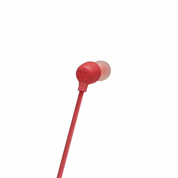 אוזניות אלחוטיות JBL Tune 125BT אדום עם סאונד טהור ונקי