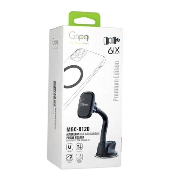 מעמד רכב MagSafe לאייפון לדשבורד מגנטי Grippi MGC-X12D