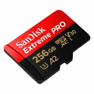 כרטיס זיכרון 256 גיגה מהיר עם מתאם Sandisk Extreme Pro