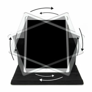 כיסוי לאייפד אייר 10.9 אינץ' ספר דמוי עור שחור