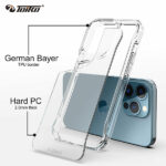 כיסוי לאייפון 13 פרו שקוף קשיח וחזק במיוחד Toiko Titan