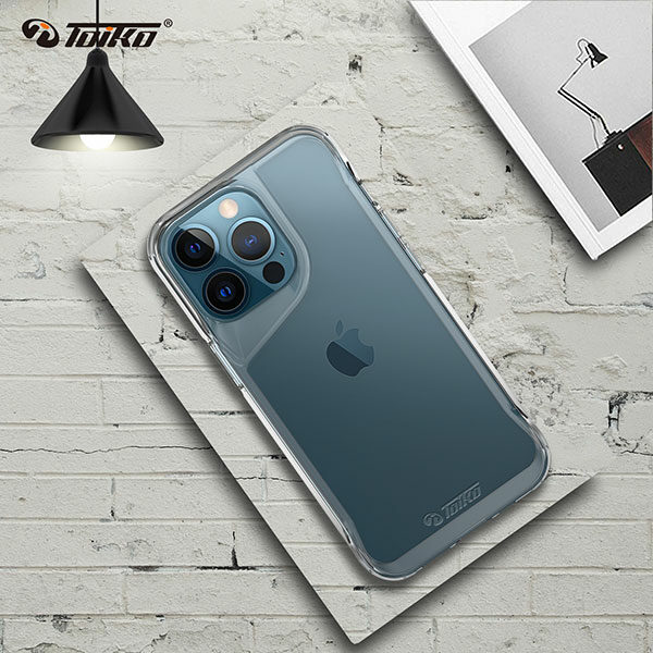 כיסוי לאייפון 13 פרו שקוף קשיח וחזק במיוחד Toiko Titan