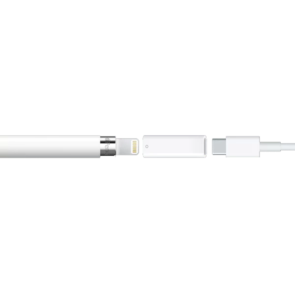 עט Apple Pencil דור ראשון צבע לבן Apple Pencil כולל מתאם USB-C 12 חודשי אחריות