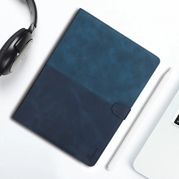 כיסוי לאייפד 10.2 אינץ' ארנק כחול עם מקום לכרטיסי אשראי Duo Premium
