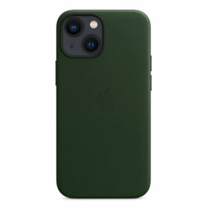 כיסוי לאייפון 13 מיני מקורי עור ירוק סקויה תומך MagSafe