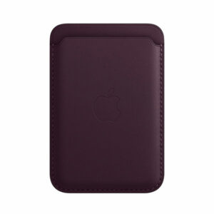 ארנק לאייפון MagSafe Wallet דובדבן כהה עור מקורי