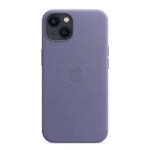 כיסוי לאייפון 13 מקורי סגול ויסטריה עור תומך MagSafe