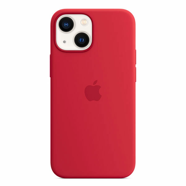 כיסוי לאייפון 13 מיני מקורי אדום Product RED סיליקון תומך MagSafe