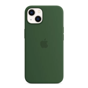 כיסוי לאייפון 13 מקורי ירוק תלתן סיליקון תומך MagSafe